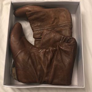 Steve Madden- Leather Cowboy Style Boots